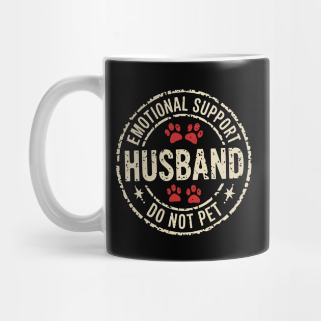Emotional-Support-Husband-Do-Not-Pet by Creatifly Graphic Tees